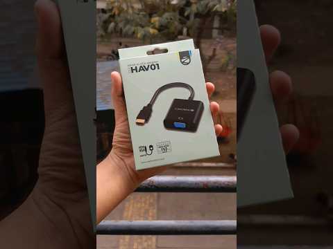 HDMI To VGA Adapter | Zebronics|VGA To HDMI | Part 1