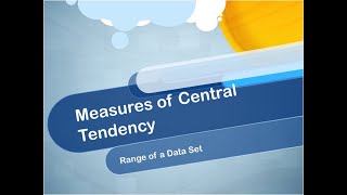 Math Video Tutorial: Measures of Central Tendency: Video 9