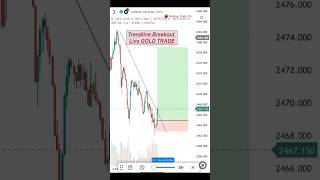 GOLD Live Trade 1:9 Trendline Base #trading #forextradinggold #forexmoney #goldforex #stockmarket