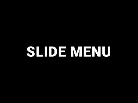 08 slide menu css classes tutorial