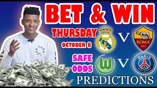 Football Prediction Today 08-10-2025 |  Betting tips Today  | Safe Investments