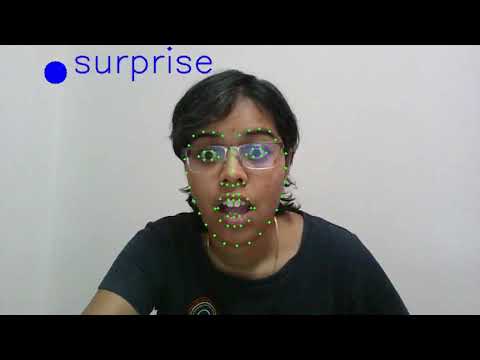 Demo of facial expression recognition algorithm