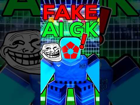 Tricking Players AS A FAKE GOALKEEPER 😂 #bluelockrivals #roblox
