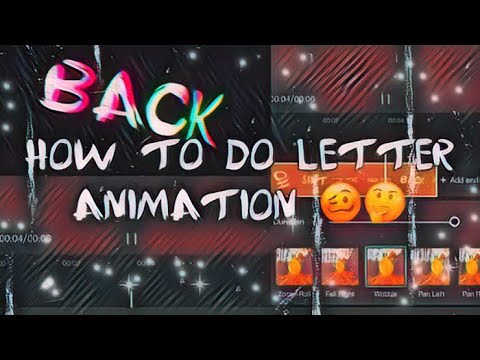 HOW TO DO LETTER ANIMATION IN CAPCUT SIMPLE STEPS🤔