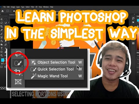 Photoshop for Beginners- Lesson 2 - QUICK SELECTION featuring OBJECT SELECTION TOOL