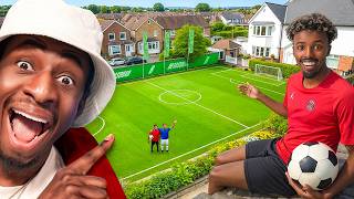 HE BUILT A FOOTBALL STADIUM IN HIS HOUSE?!?!