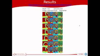 Joint segmentation and tracking of object surfaces in depth movies along human/robot manipulations