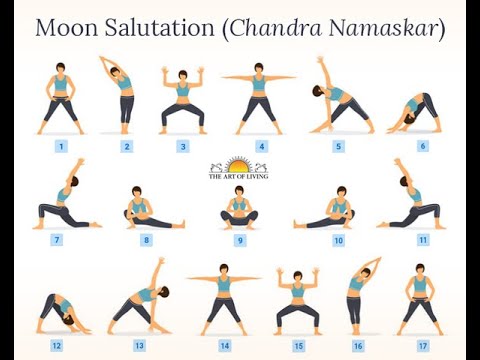 Moon Salutation: Chandra Namaskar Sequence Easy to Learn and Practice