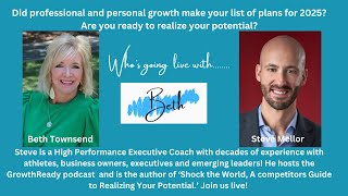Join Beth live with GrowthReady Coach Steve Mellor
