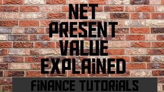 How to calculate the Net Present Value (NPV) by Finance Tutorials