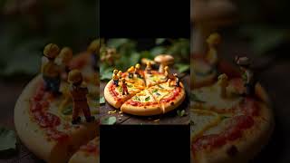 Small food workers working with AI