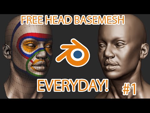 Blender Free Base mesh Everyday (20 Days Challenge)