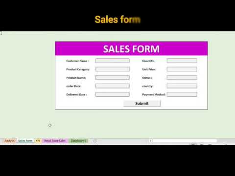 Sales analytics dashboard using Excel | #dataanlysis #dataanalytics