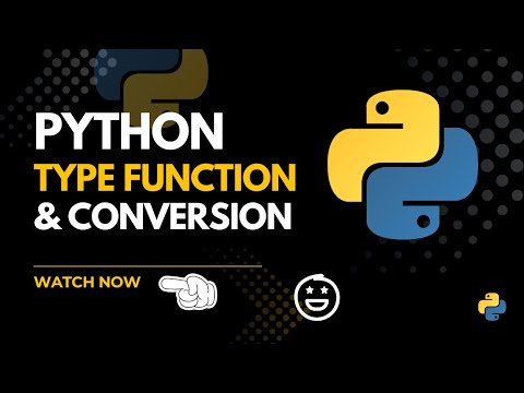 Data Types & conversion in Python | Course for Beginners | part 4