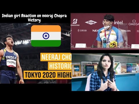 🇮🇳🥇 Neeraj Chopra wins historic gold for India | #Tokyo2020 Highlights | The Indian Girl Reaction