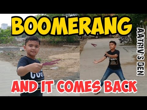 HOMEMADE BOOMERANG| IT COMES BACK | AATRIV'S DEN