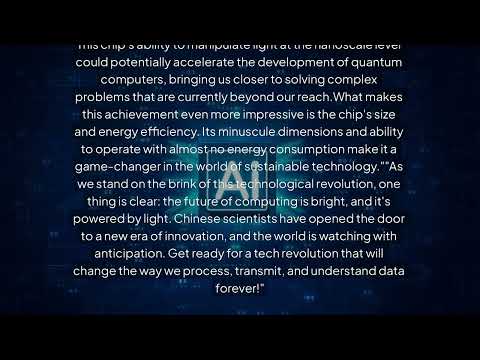 Nano-Scale Revolution: China's Groundbreaking AI Chip