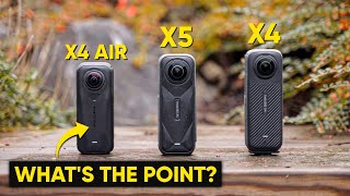 Insta360 X4 Air vs X5 vs X4 - The Cheapest $299 Dollar 8K 360 Camera