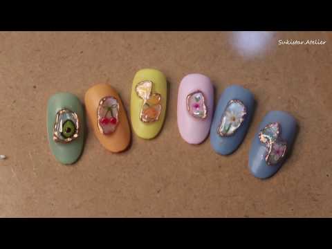 【美甲款式教程】魔镜里的油画  Gel Nailart 凝胶美甲 l  sukistar.nails l  美甲教程
