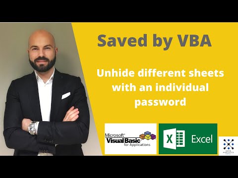 Saved by VBA - Unhide different sheets with individual password