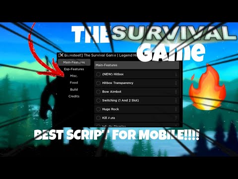 [Hydrogen & Fluxus] | The Survival Game Script (Best Script on mobile????)