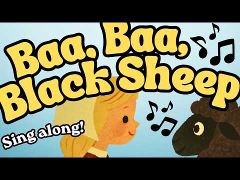 Baa Baa Black Sheep | Nursery Rhyme Song for Kids | Sing Along
