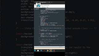 How to Make 3D Day Night Toggle Button Using HTML CSS | Day/Night Switch UI Design