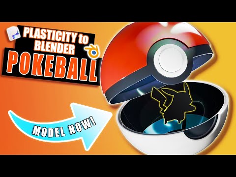 How To 3D Model a Pokeball in Plasticity | Tutorial #49