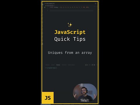 How to get uniques from an array | JavaScript | EN 🇺🇸