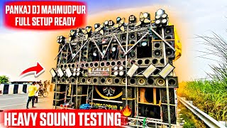 Pankaj DJ Mahmudpur Khatarnak Heavy Sound Testing - Moradabad Kawad Yatra 2025 | Yash Moradabadi 