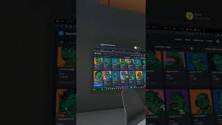 Demonstrating to a DigiModels.us Client how to use #metaquest2 #vr to purchase more than 7 DeadFrenz