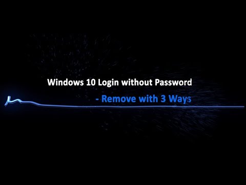 Windows 10 Login without Password  - Remove with 3 Ways