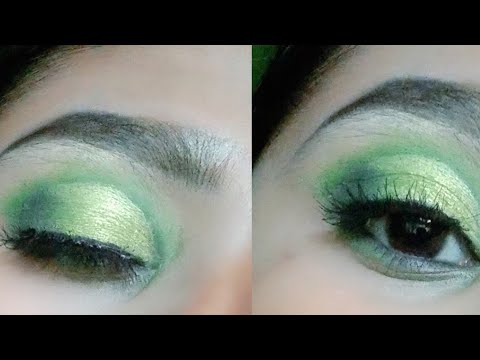 Mehndii look 💚II step by step eyelook II SASHA_BEAUTY #MEHNDI LOOK