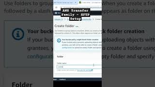 AWS Transfer Family - SFTP Setup #sftp #foryou #aws #datatransfer @getbishtified