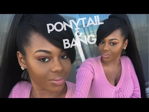 $20 For This?! ▶ 28 Inch Long Ponytail & Bang | Vivica Fox "Bang N Pony" Review