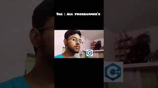 Tag all programmer's🙂programmers life💀#programmers #viral #comedy #shorts