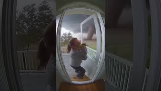 She saves the cute parrot from the storm #parrot #viral #trending #shorts #shortvideo #youtubeshorts