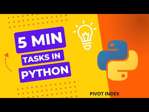 5 min Task 2 - Pivot Index #Python #programming #automation #codingforkids #coding