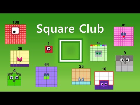 LEARN SQUARE NUMBERS (with numberblocks S4 E2)