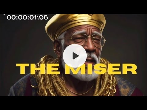The Miser and his hidden Gold | Aesop's Fable Tales with a moral lesson | Bedtime Stories