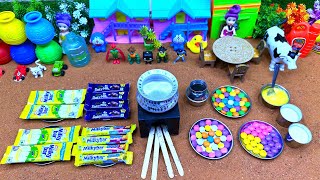 Miniature Milkybar Chocolate Balls Recipe | Choco Balls with Gems Chocolate |Chocolate Laddoo Recipe