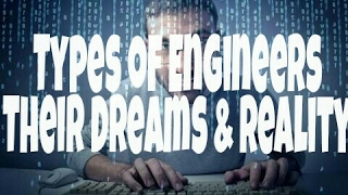Types of Engineers, Their Dreams & Reality