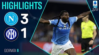 SSC Napoli vs Inter Milan 3-1 Highlights Goals | Serie A 2025 | inter napoli