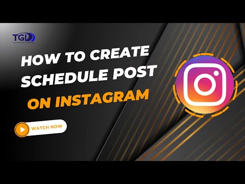 How To Create Schedule Post On Instagram | Bangla | TGD | #instagram