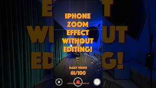 iPHONE Zoom Effect Without Editing! 🎬 #iphonefilmmaking #iphone16pro #filmmakingtips