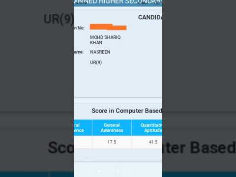 SSC CHSL PRE SCORECARD 2023 #scorecard #result #math