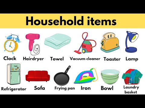 Household Items | Daily Use English Words | English Vocabulary | #learnenglish
