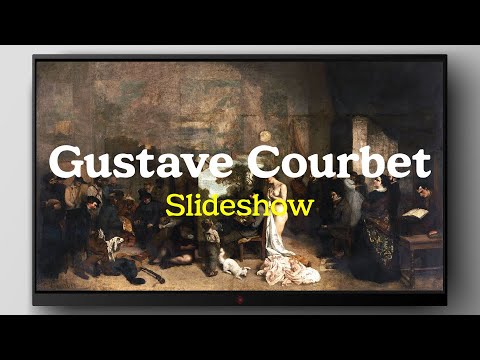 TV Art Slideshow | Gustave Courbet | 2 Hours | No Music | 명화 슬라이드 | 회화 | 미술 | 명화감상 | 더프레임tv