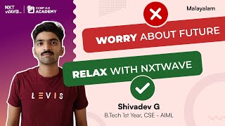 Transformative Journey: NxtWave Academy Shapes My Tech Future | Shivadev’s Malayalam Review | CCBP