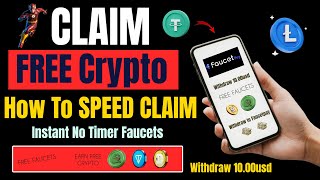 Free Money & Crypto Hack - Easy Speed Claim Faucets - Unlock 1000 Claims PerHour [ Live Withdrawal ]